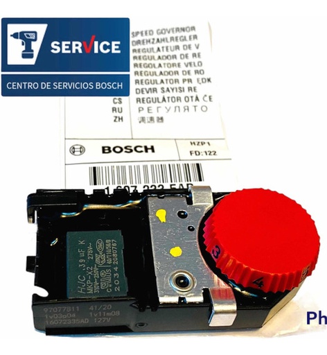 [16072335AD] Regulador de Velocidad Amoladora GWS 9-125 / GWS 9-125 S / BOSCH-1-D-2-B-2