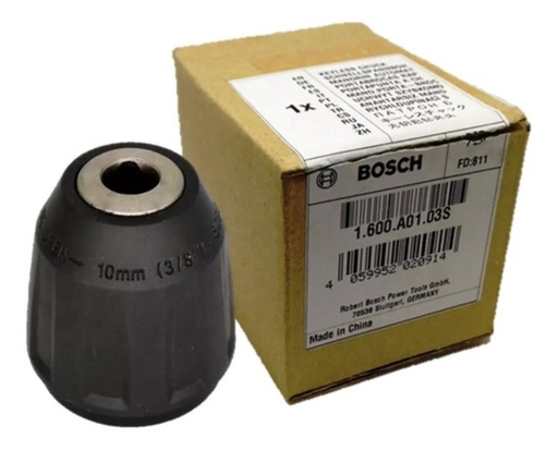 [1600A0103S] Porta Brocas 3/8" Atornilladora BOSCH / GSR 120-LI / GSB 120-LI / BOSCH-9-C-1-A-1