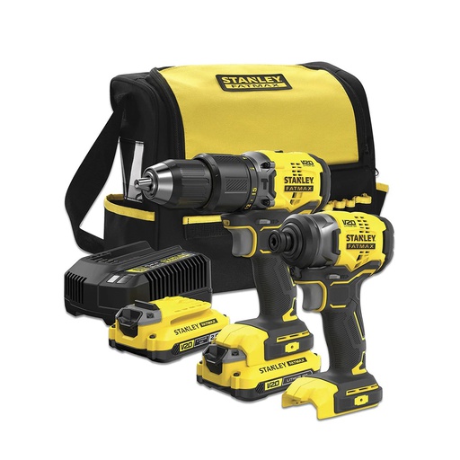 [SBDI461D2S-B3] Combo Taladro SBD715+SBI810 / 2 Bateria 1 Cargador / 20 Volt / STANLEY / DEWALT-1-E-2-B