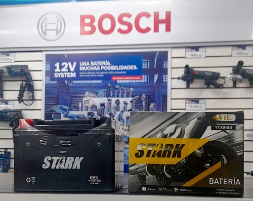 [YTX9-BS GEL] Bateria Moto YTX9-BS STARK GEL / 9 Ah / BOSCH-