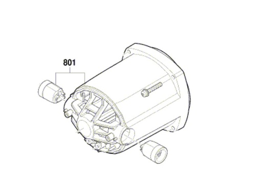 [1619PB6273] Carcasa de Motor Sierra Banco GTS 254  BOSCH / BOSCH-