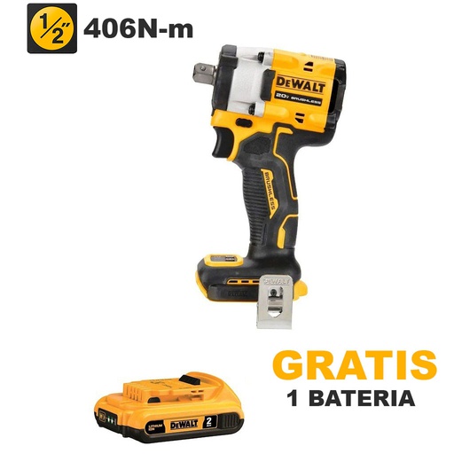 [DCF922B-OF1] Pistola de Impacto 1/2" DCF922B / 406 Nm / BARETOOL / GRATIS DCB203 / DEWALT-(B2)-PISO-2