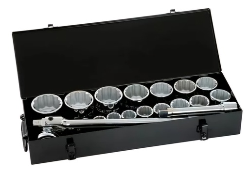 [87-557] Juego / Dados / Corto 3/4" / 21 Piezas 12 puntos / Pulgadas/ STANLEY / DEWALT-