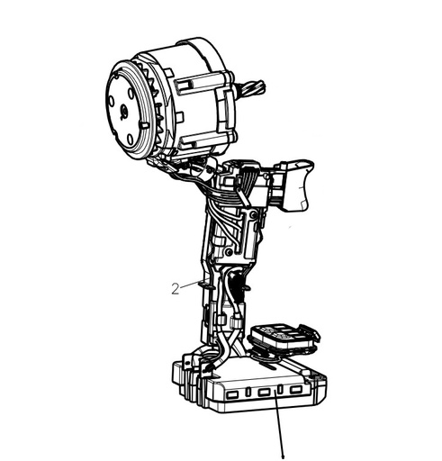 [NA678148] Interruptor Pistola impacto DCF900 / DEWALT-2-D-3-E-1
