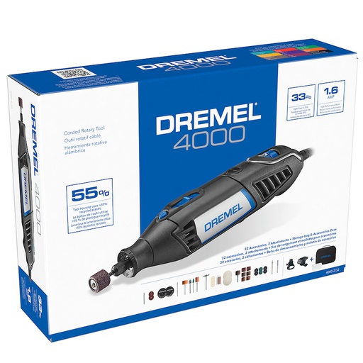 [4000-2/32] Moto Tool Dremel 4000-32 Acesorios / BOSCH-8-A