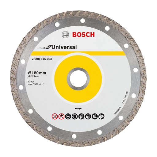 [2608615038] Disco de diamante 7&quot; BOSCH ECO Universal Rin Continuo / BOSCH-