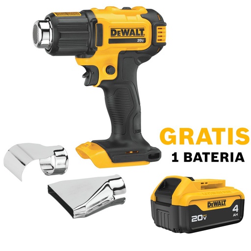[DCE530B-OF1] Pistola de Calor 20 V DEWALT / BARETOOL / GRATIS DCB204 / DEWALT-(B2)-PISO-2