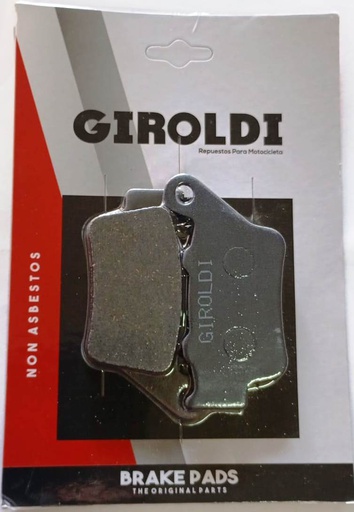 [A033127] Pastilla de Freno / MOTO / PULSAR NS 200, 220 / GIXER 150 / 250 / GIROLDI / BOSCH-