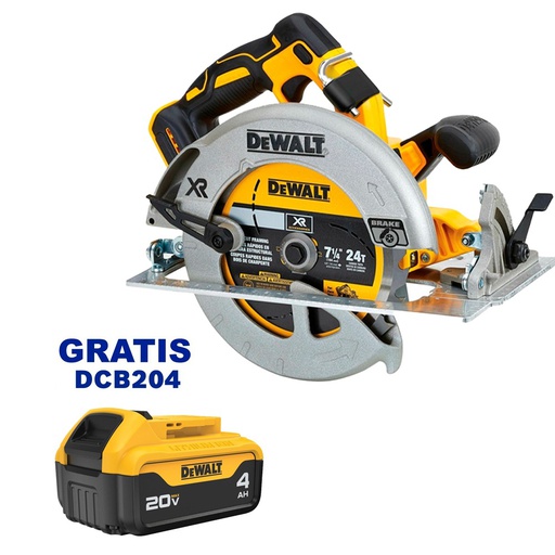 [DCS570B-OF1] Sierra Circular DEWALT 7 1/4&quot; 20V / DCS570B / BARETOOL /  GRATIS DCB204 / DEWALT-(B2)-PISO-2