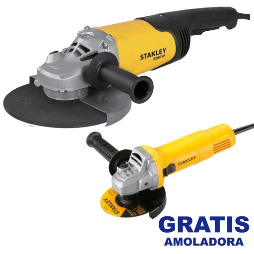 [SL229-6115] Amoladora 9&quot; STANLEY / SL229-B3+SG6115-B3 / DEWALT-