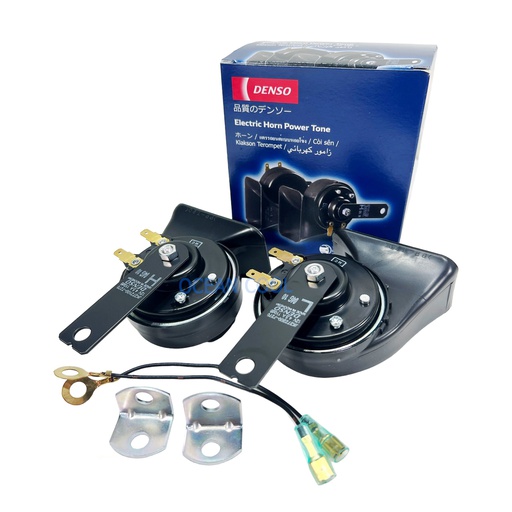 [JK272000-6900] Bocina de Caracol CR8 / 12V / ( Par, Grave y Aguda ) DENSO / BOSCH-