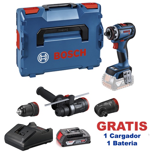 [19K6-2E0-OF] Taladro inalambrico 18V BOSCH  GSR 18V-90 FC / BARETOOL / GRATIS 1-BATERIA + 1-CARGADOR / BOSCH-14-E-2