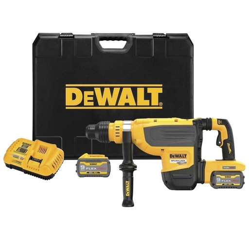 [DCH735X2] Martillo Rotomartillo 8 KG DEWALT SDS MAX / 60 V FLEXVOLT 9AH / 13,3 Joules  / DEWALT-