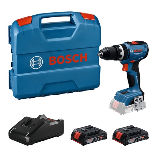[19N3-1G0] Taladro inalambrico 18V BOSCH GSB 18V-65 + PERCUCION / BOSCH-8-D-1