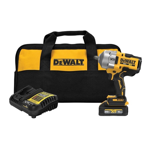 [DCF961GH1] Pistola de Impacto 1/2" DCF961GH1 / 1- BATERIA  5 Ah / DEWALT-2-E-3-B