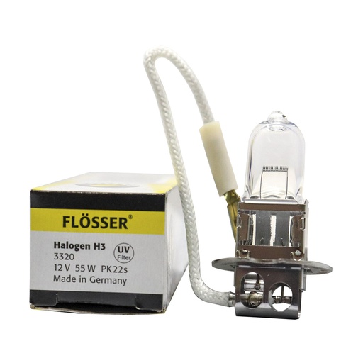 [3320] Bombilla FLOSSER / STANDARD / H3 / 12V / 55 W / BOSCH-