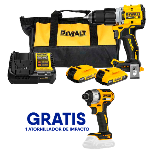 [DCD806D2-7871B] Taladro inalambrico 20 V DEWALT Lithium / Sin Carbones / Percucion / DEWALT-B2-PISO 2