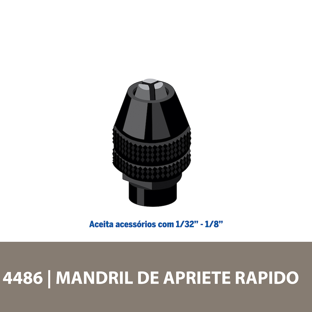 Mandril 1/32&quot; a 1/8&quot; DREMEL DR4486 / BOSCH-
