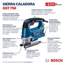 Sierra Caladora GST 750 BOSCH / 520 Watt / BOSCH-