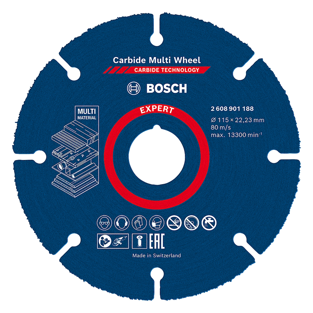 Disco de diamante 4 1/2&quot; BOSCH Corte Madera / Metal / Platico / MULTI WHEEL / EXPERT / BOSCH-