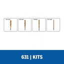Set De Brocas Punta Helice DR631/ BOSCH-