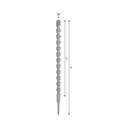 Broca SDS Plus 7/8&quot; X 18&quot; BOSCH / 4 LADOS / 5X / BOSCH-