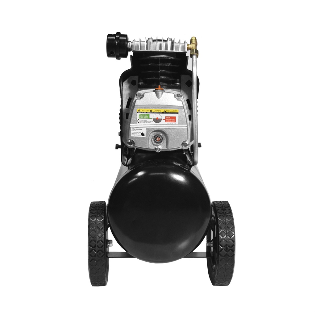 Compresor 2 HP 13 Gal CAMPBELL HAUSFELD 125 PSI / NEGRO / PISTOLA / MANGUERA / DEWALT-