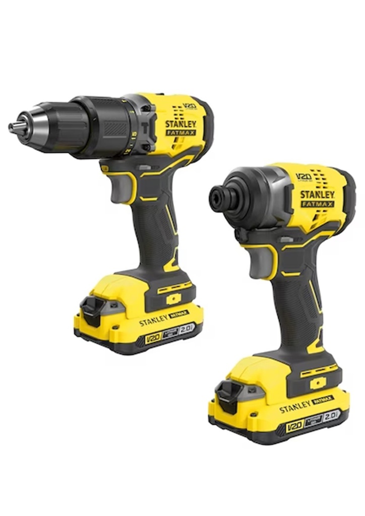 Combo Taladro SBD715+SBI810 / 2 Bateria 1 Cargador / 20 Volt / STANLEY / DEWALT-6-C-1-B