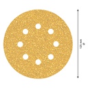 Lija Circular Gex Top BOSCH 5&quot; G40 / 8 Hoyos / EXPERT / BOSCH-
