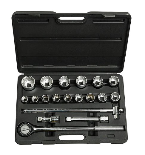 Juego / Dados / Corto 3/4&quot; / 19 Piezas 12 puntos / Pulgadas / STANLEY / DEWALT-