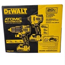 Combo Taladro  DCK279D2-B3 / DCD709+DCF809 / 2 Bateria 1 Cargador / 20 Volt / ATOMIC / DEWALT -7-D-1