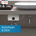 Calentador BOSCH / ELECTRICO DE PASO / TRONIC 3000 Pro / 220V / 9.5 kW /  1 Servicio / ANALOGO / BOSCH-