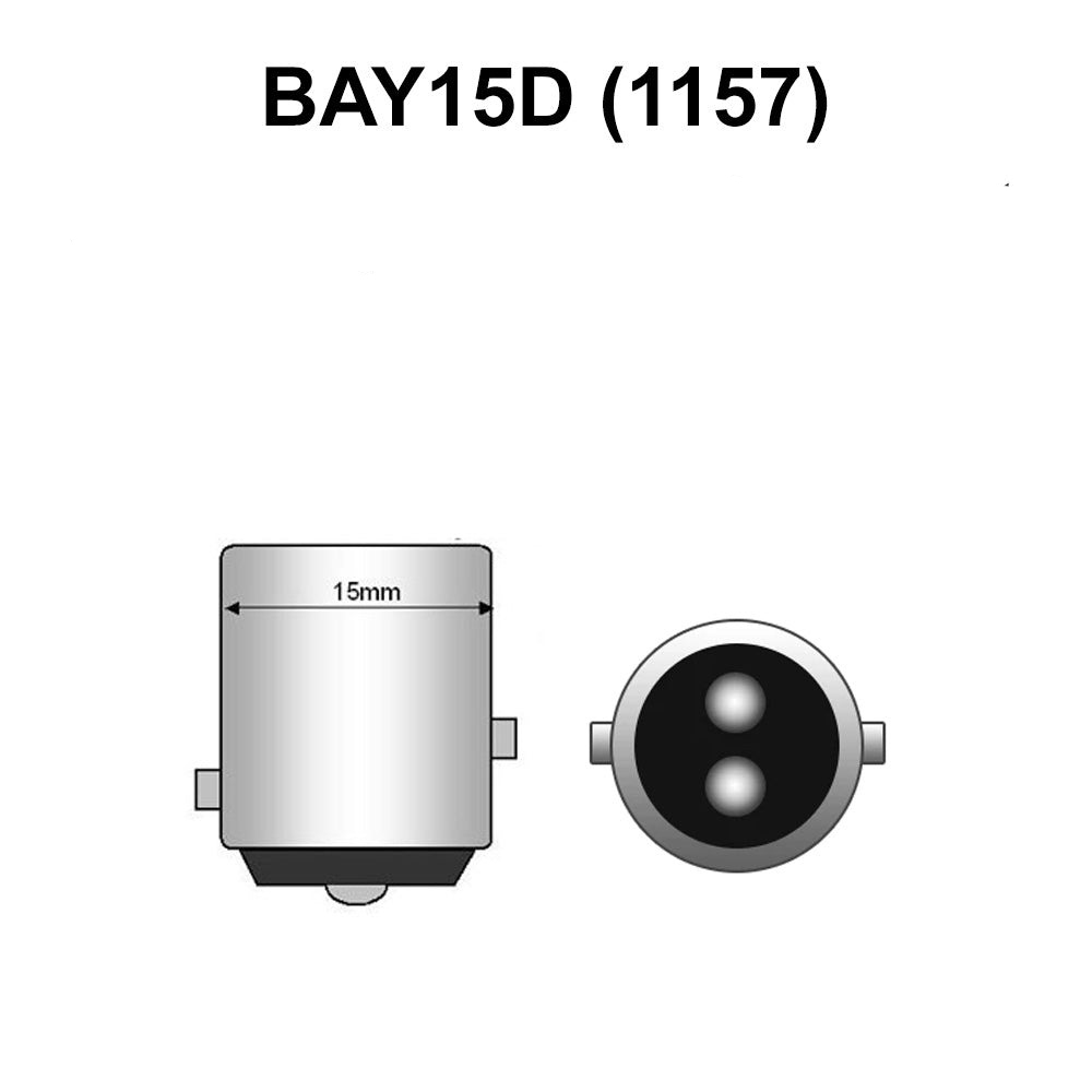 Bombilla LED STARK / 5229 P21/5W / 12V 21/5W / BAY 15 d / ** UNIDAD ** / BOSCH-