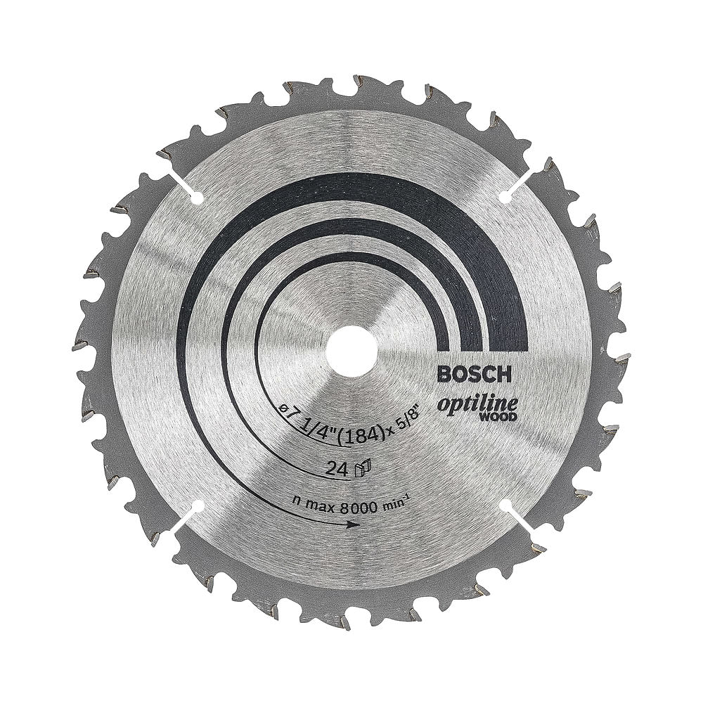 Disco Sierra Circular 7 1/4&quot; 24D BOSCH / BOSCH-