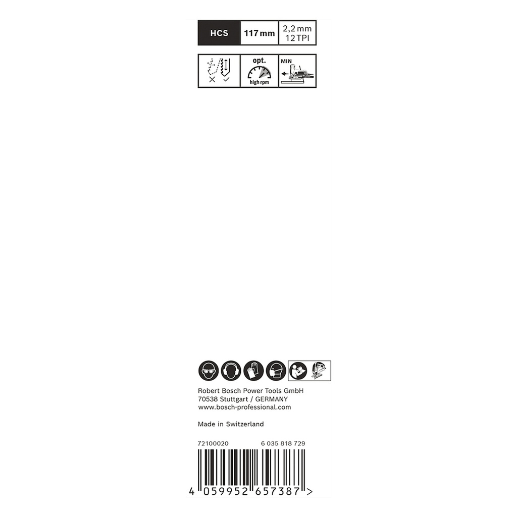 Sierra / 'Cuchilla para Caladora T308B 2Uni / LAMINADOS / EXPERT / BOSCH-
