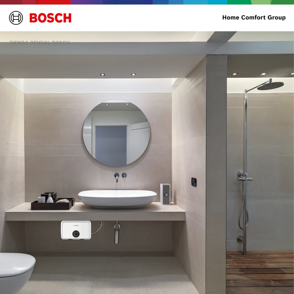 Calentador BOSCH / ELECTRICO DE PASO / TRONIC 3000 C / 220V / 12 kW /  1 y 1/2  Servicio / ANALOGO / BOSCH-