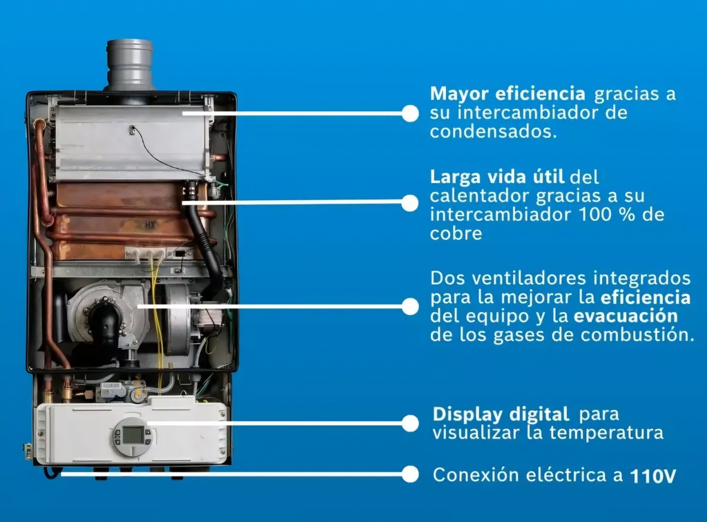 Calentador BOSCH THERM 8000 S / A GAS  / BOSCH-