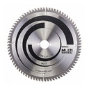 Disco Sierra Circular 10&quot; 80 Dientes MULTI / Aluminio / BOSCH-