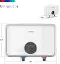 Calentador BOSCH / ELECTRICO DE PASO / TRONIC 4000 C / 220V / 12 kW /  1 y 1/2  Servicio / DIGITAL / BOSCH-