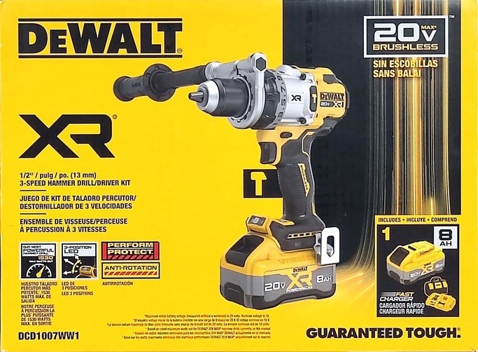 Taladro inalambrico 20 V DEWALT / 1- DCB2108 + DCB118 / DEWALT-