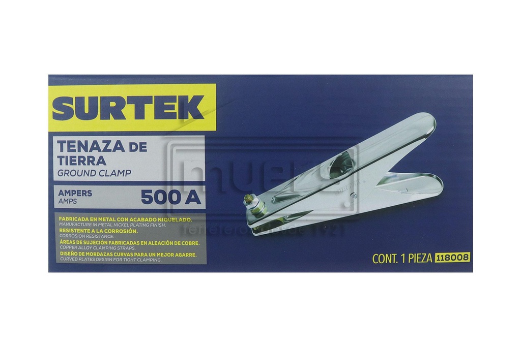 Tenaza de Tierra 500 Amp / SURTEK / BOSCH-