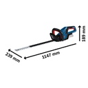 CORTASETOS 24&quot; BOSCH 18Voltios GHE 18V-60 / BOSCH-