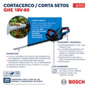 CORTASETOS 24&quot; BOSCH 18Voltios GHE 18V-60 / BOSCH-