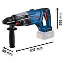 Martillo Perforador 2 KG GBH 18V-28 D / BARETOOL / BOSCH-