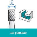 Fresas para grabado DR113 / BOSCH-