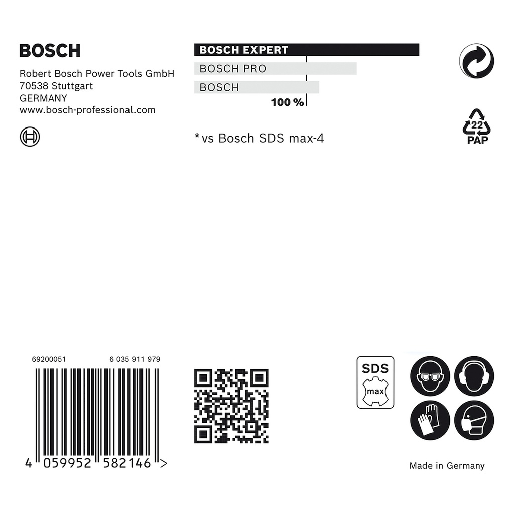Broca SDS-Max 8X BOSCH 1 X 21 / BOSCH-