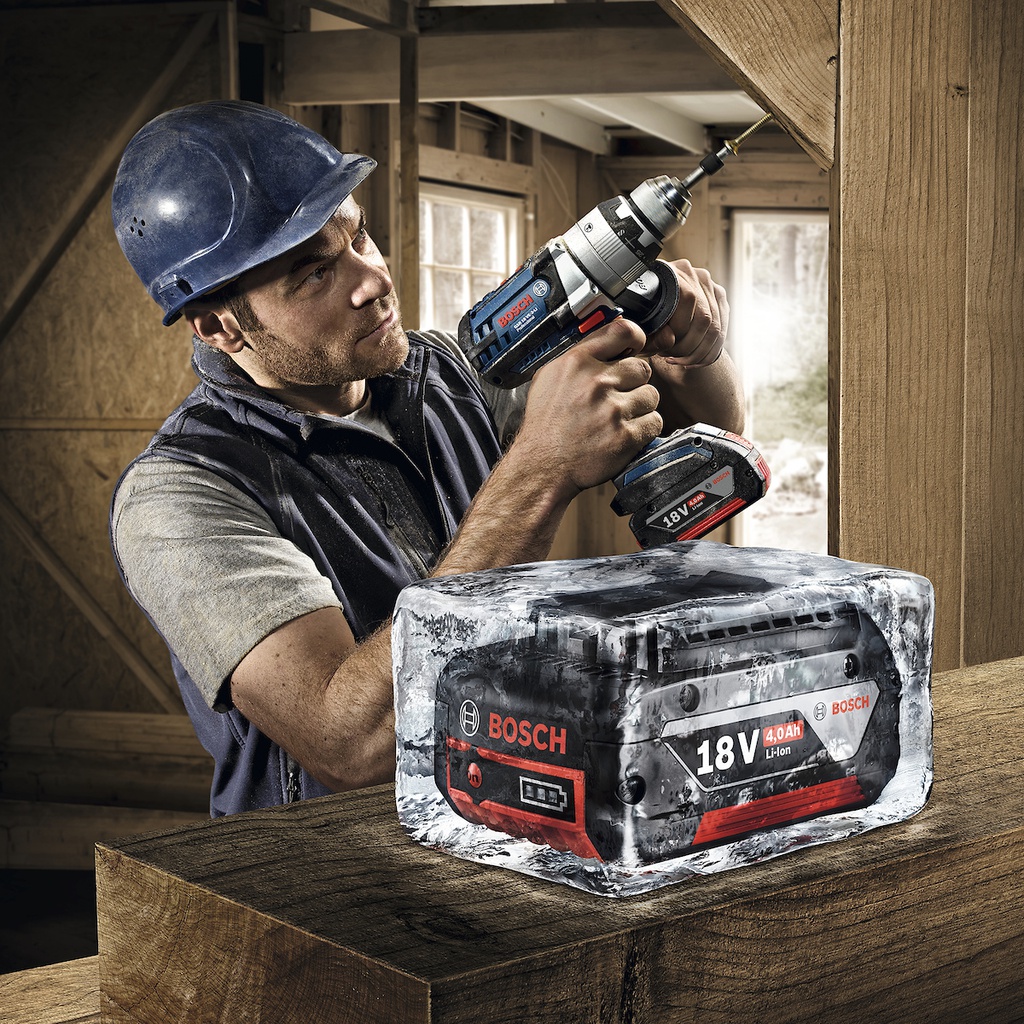 Bateria BOSCH 18 V LITHIUM-IO / STARTER KIT / GAL 1880 / 4.0 Ah / BOSCH-12-B-2
