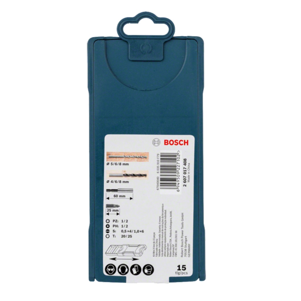 Juego de 6 Piezas X- LINE BOSCH AZUL / BOSCH-