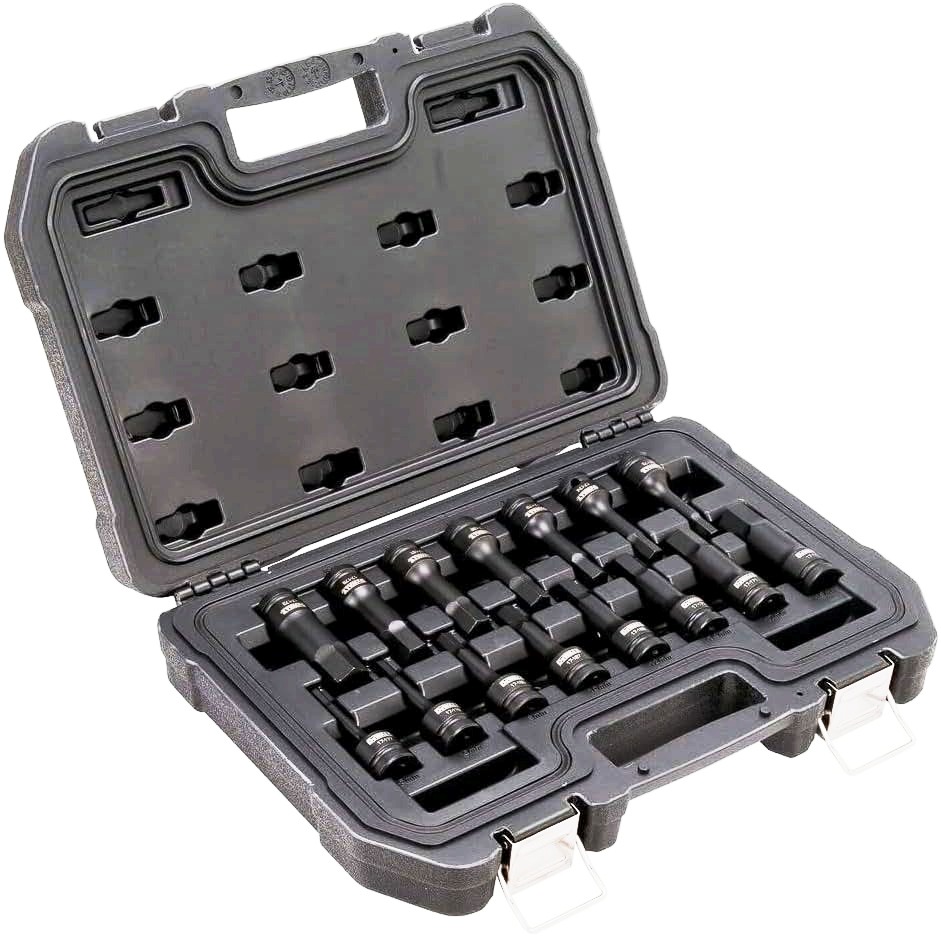 Juego / Dados / Hexagonal Raiz 1/2&quot; / 15 Piezas / MM y SAE / DEWALT / DEWALT-