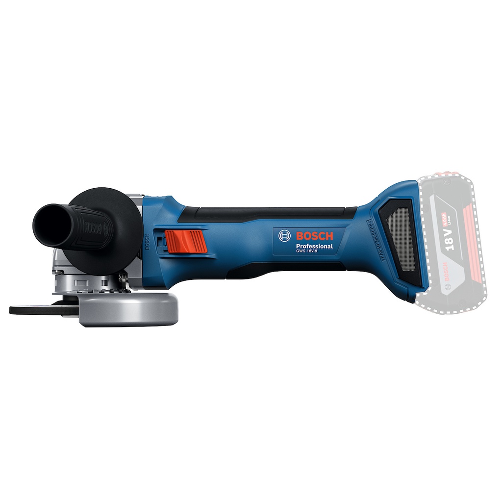 Amoladora 4 1/2&quot;  GWS 18V-8 / BARETOOL / BOSCH-